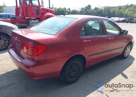 2005 Toyota Corolla Ce из США, поврежденный, VIN 2T1BR32E55C329251